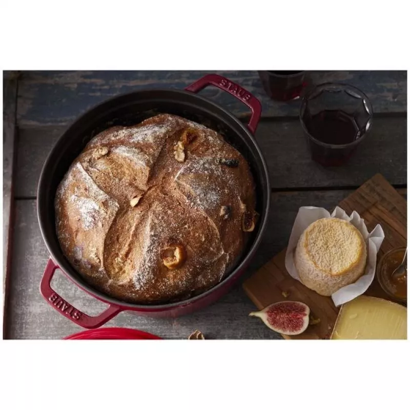Single pan Staub Cocotte 24 cm Cherry