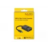 DeLOCK Combo Converter for M.2 NVMe PCIe SATA SSD USB Type-C 10 Gbps