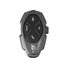 Motorbike intercom INTERPHONE TOUR HD, 2 pcs, Bluetooth 4.0, range 1500 m, up to 20 h battery, black