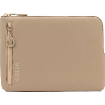 Laptop sleeve Golla Metro 14 inch — coffee color, protective padded sleeve for 14 inch laptops