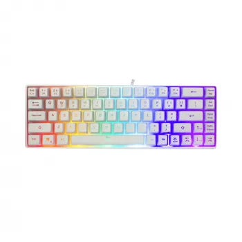 Keyboard White Shark RONIN White USB QWERTY 68 keys LED