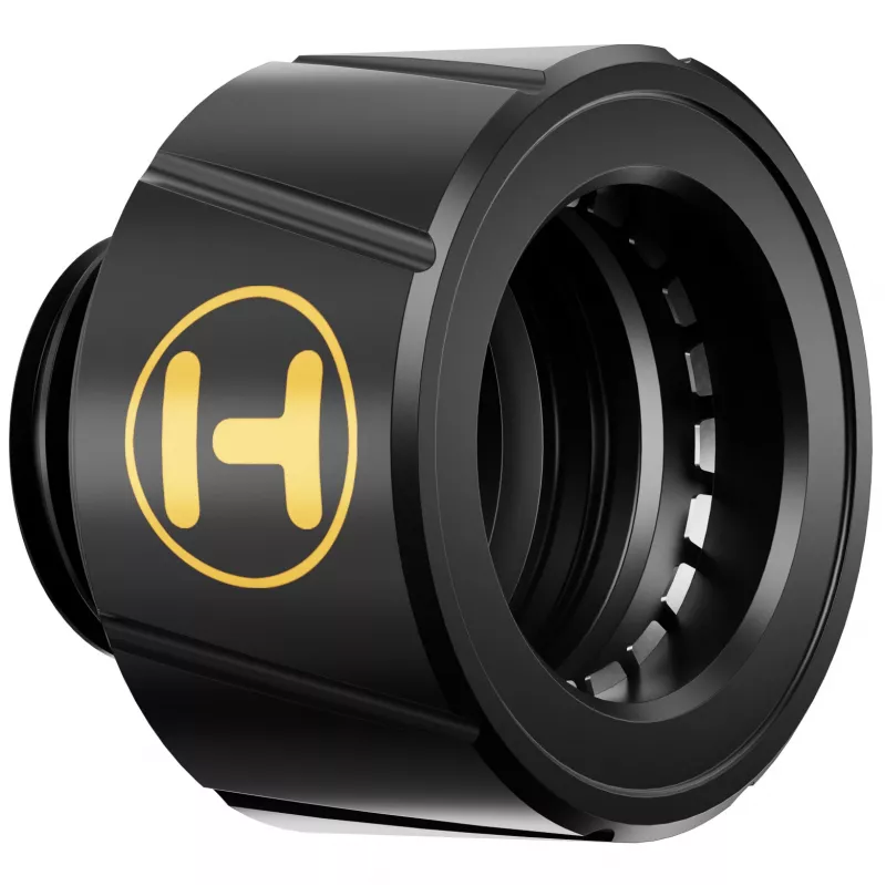 Fitting HYTE FIT-001 computer cooling system Brass Silicone Steel Black