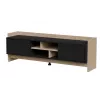 Cama RTV PORTO 2D cabinet 150x38x50 oak/black