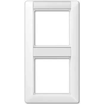 Switching actuator cover plate JUNG AS 582 NA WW White, duroplast, 80.5×151.5 mm