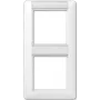 Switching actuator cover plate JUNG AS 582 NA WW White, duroplast, 80.5×151.5 mm