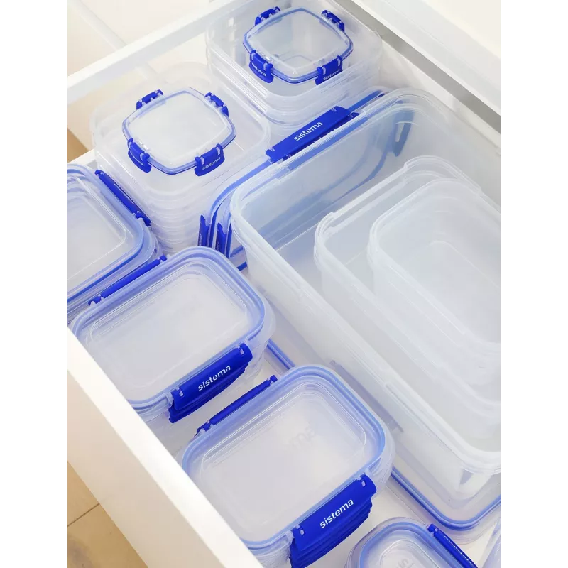 Sistema Plastics Sistema 881650, Container, square, 1,15 l, Transparent, Plastic, New Zealand