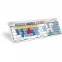 Keyboard Logickeyboard LKB-CBASE-CWMU-DE Office USB QWERTZ German Multicolour