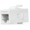 UBIQUITI CAT6 KEYSTONE COUPLER, 12-PACK. PASS-THROUGH CAT6 KEYSTONE COUPLER FOR CONNECTING PRE-TERMINATED ETHERNET CABLES SEAMLESSLY