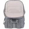 RIVACASE Anvik 15.6 laptop backpack, 15L, gray, waterproof fabric, pockets for 10.5 tablet, smartphone, documents, accessories, bottle