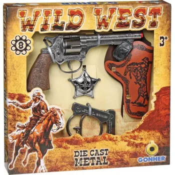Toy cowboy set Gonher model 239850 – play costume accessories for children