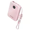 Power bank Vention FKAP0-C 10000 mAh, 2× USB-C + 1× USB-A, 22.5 W, Pink