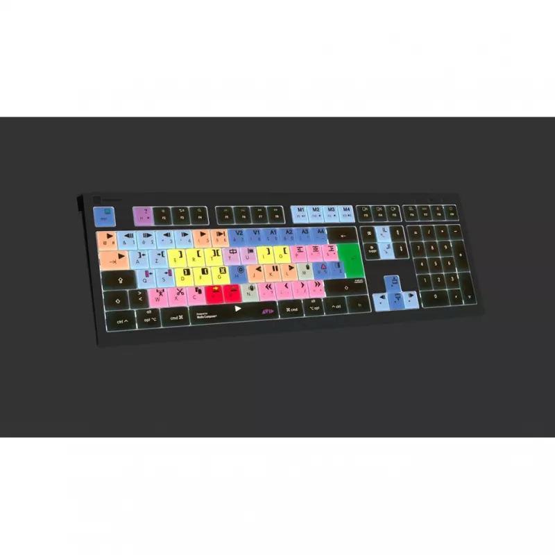Logickeyboard Avid Media Composer ASTRA 2 backlit keyboard Mac French (LKB-MCOM4-A2M-FR)