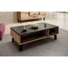Cama LOTTA 110 coffee table wotan oak/mat black