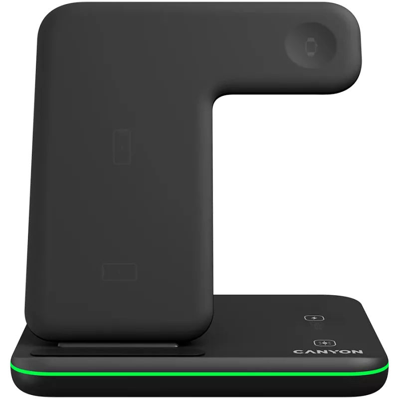 Canyon Wireless Charger Dock 3in1 QI for Apple 15W black retail