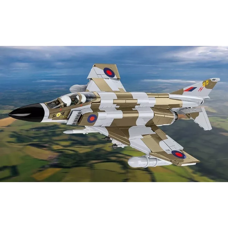 Cobi Blocks F-4M Phantom II military aircraft model, 728 pieces construction set