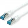 VALUE - Patch-Cable - RJ-45 (M) to RJ-45 (M) - 2 m - SFTP, PiMF - CAT 6a - Halogen-Free, Moulded, Snagless, stranded - White (21.99.1972)