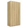 Wardrobe Top E Shop SD-90 SON KPL, Oak frame, 7 shelves, 2 doors