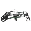 Rollator walker MDH Green with seat and bag — aluminium frame, 4 wheels, adjustable height, max load 136 kg