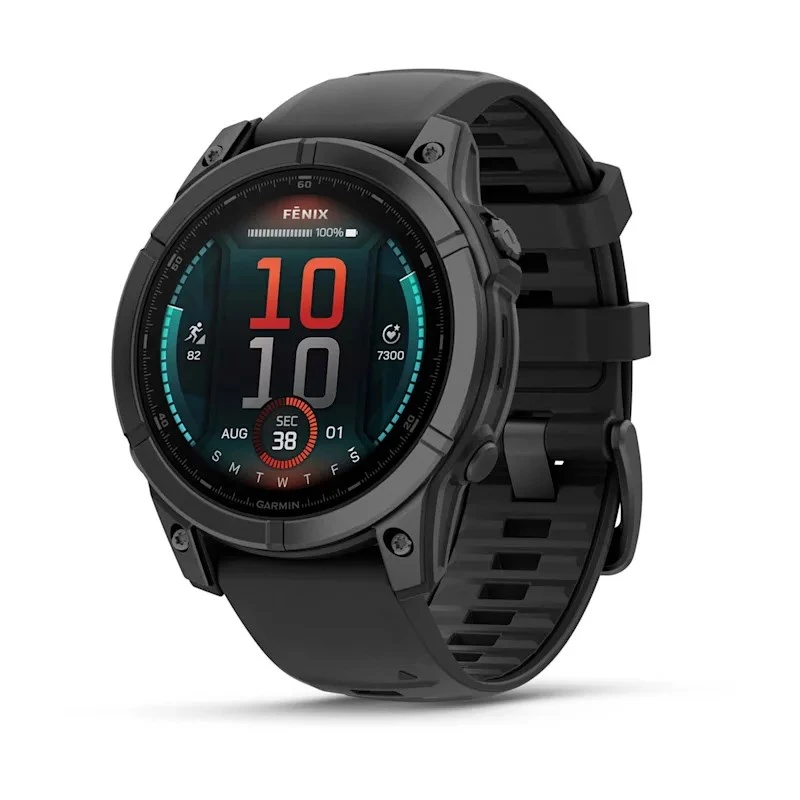 Garmin Fenix E 3.3 cm (1.3) AMOLED 47 mm Digital 416 x 416 pixels Touchscreen Black Wi-Fi GPS (satellite)