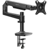 ONKRON MS75-B Desk Monitor Mount for 17–38" (43.2–96.5 cm), up to 11 kg, VESA 75×75–100×100, Height Adjustable, Tilt/Swivel/Rotate, Black