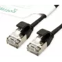 ROLINE GREEN U/FTP Patch Cable Cat.6A (Class EA), LSOH, slim, black, 0,5 m (21.44.3352)