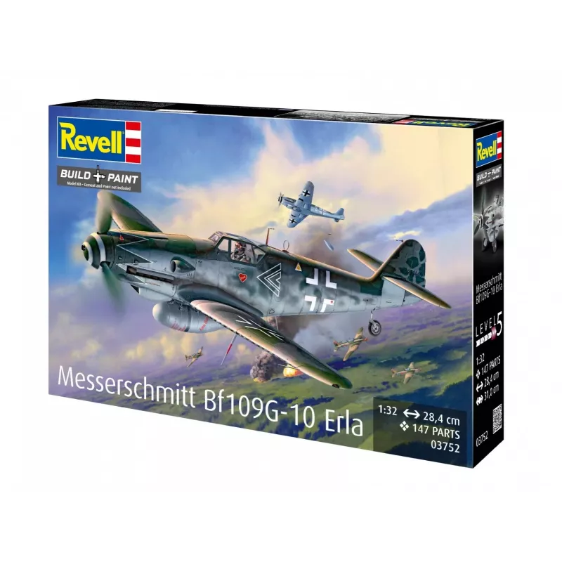 Plastic model aircraft REVELL Messerschmitt Bf109G-10 Erla 1:32 scale