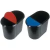 helit Lid for Waste Paper Bin Duo-System H61039, Blue (H7360334) (H7360334)