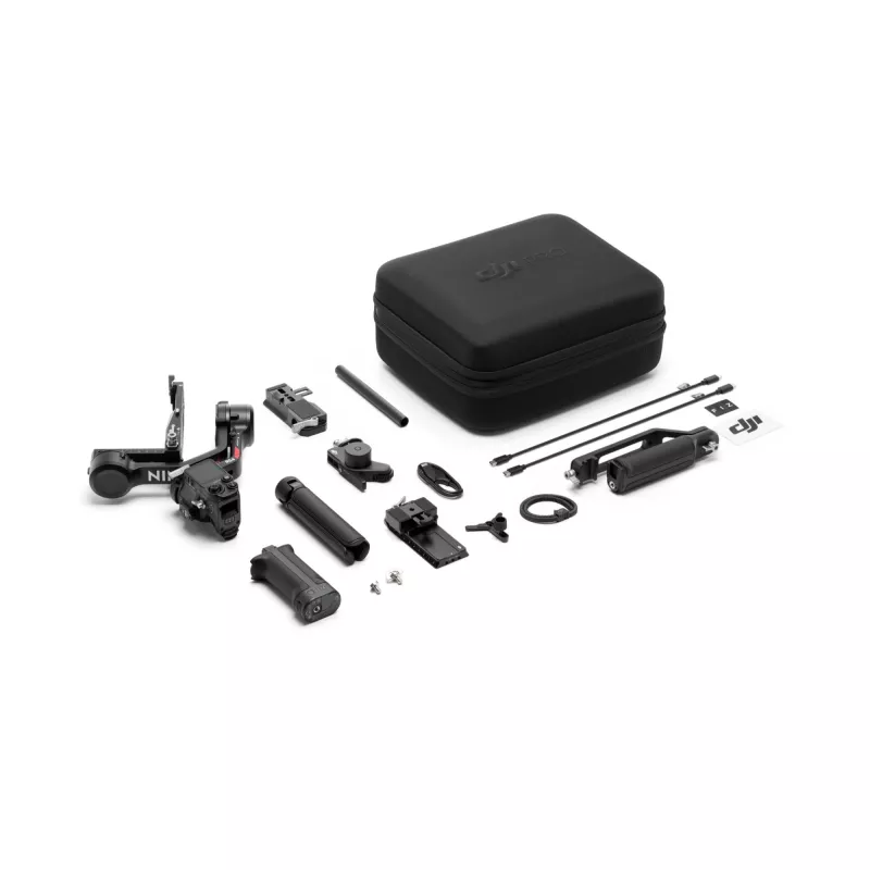 Hand camera stabilizer DJI RS 4 Combo Black Aluminium 12h battery