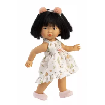 Doll 28 cm Llorens with realistic features and soft body, model 28040