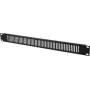 Front panel Omnitronic ZL-19 sw 1HE — 1U, black front panel for 19 inch rack
