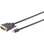 DisplayPort cable ShiverPeaks Mini 1.2, 5 m length, DisplayPort 1.2 support