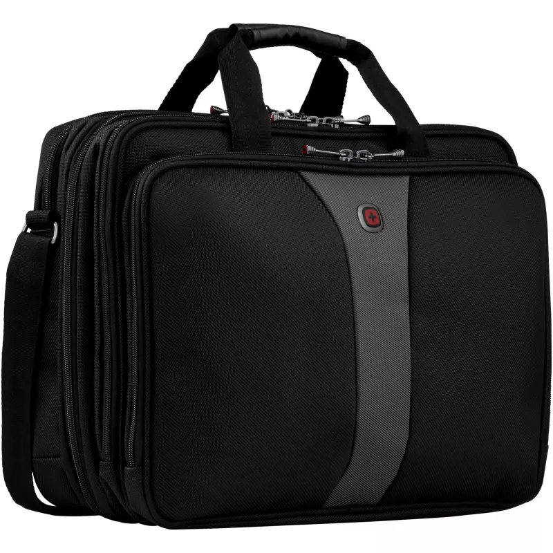 Wenger/SwissGear Legacy 17 notebook case 43.2 cm (17) Briefcase Black, Grey