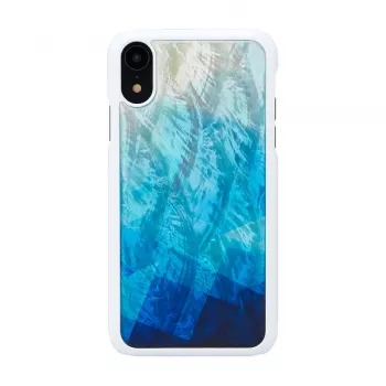 Smartphone case iKins for iPhone XR — blue lake outer, black inner
