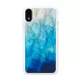 Smartphone case iKins for iPhone XR — blue lake outer, black inner