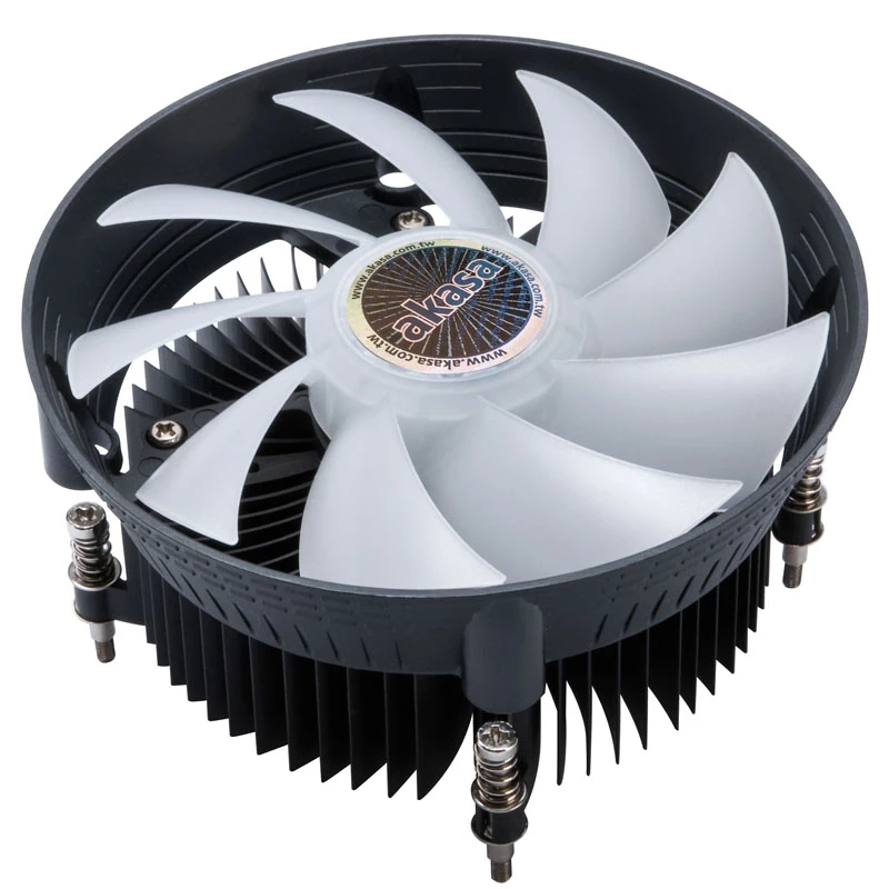 Akasa Vegas Chroma LG Processor Air cooler 12 cm Black 1 pc(s)
