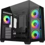 PC Case Cooler Master Elite 681 (E681-KHNN-S00) ATX Midi Tower, Black, 1×3.5 inch + 2×2.5 inch, 2×USB 3.0, 4×120mm ARGB, Tempered Glass Side