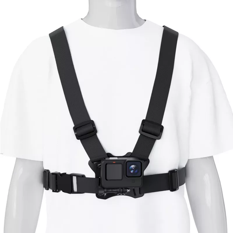 Chest harness smartphone holder MACLEAN MC-294 adjustable fit lightweight for hands-free use