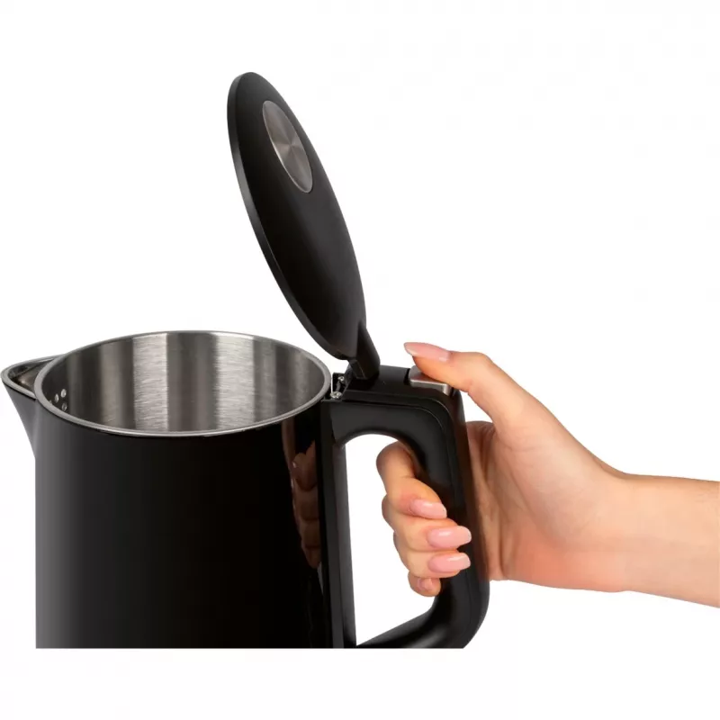 Electric kettle ProfiCook PCWKS1243 — 1.7 L, 2200 W, temperature control 50–100°C, black