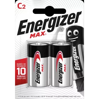Single-use battery Energizer C 1.5V alkaline pack of 2 E301533200