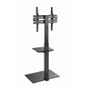 Floor TV stand GEMBIRD TVS-55T-02 for 32–55 inch TVs, steel, height 600 mm, VESA 100x100–400x400, max load 35 kg