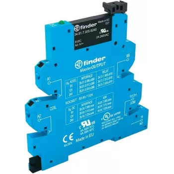 Finder MasterOutput slim coupling relay for DIN-Rail 39.50.8.230.9024 switching voltage 24 V/DC (39.50.8.230.9024)