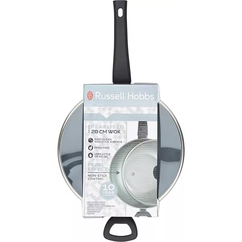 Wok Russell Hobbs RH01709EU 28 cm Pearlised, non-stick cooking pan