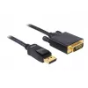 Cable DeLOCK Displayport to DVI 24+1 St/St 2m