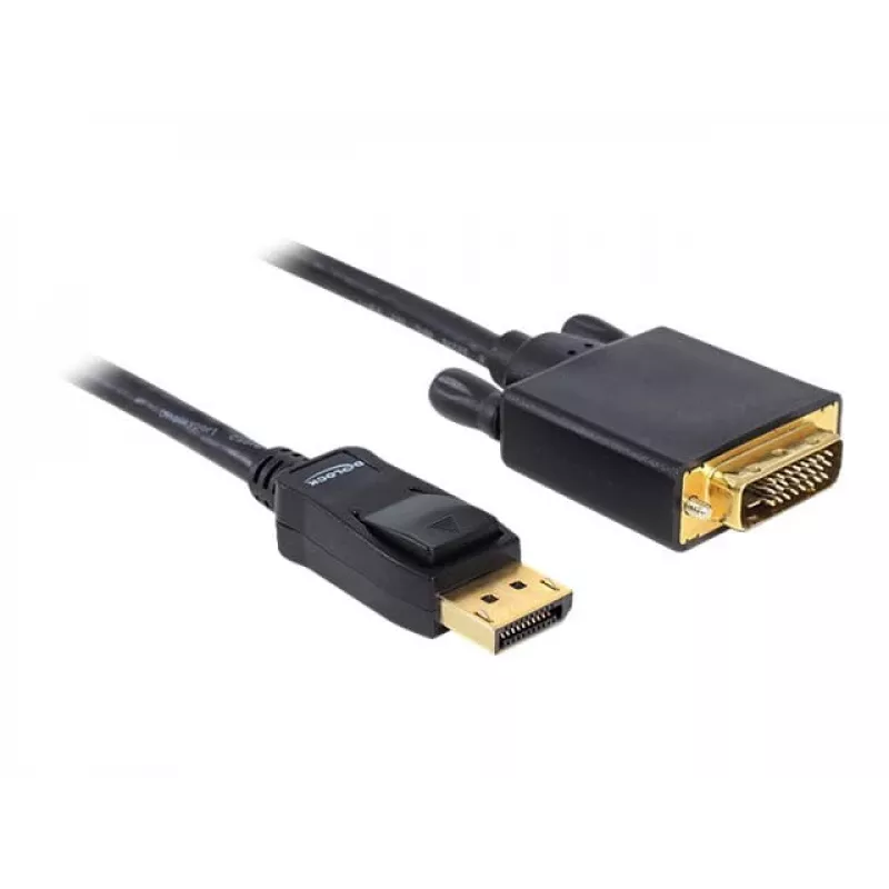 Cable DeLOCK Displayport to DVI 24+1 St/St 2m