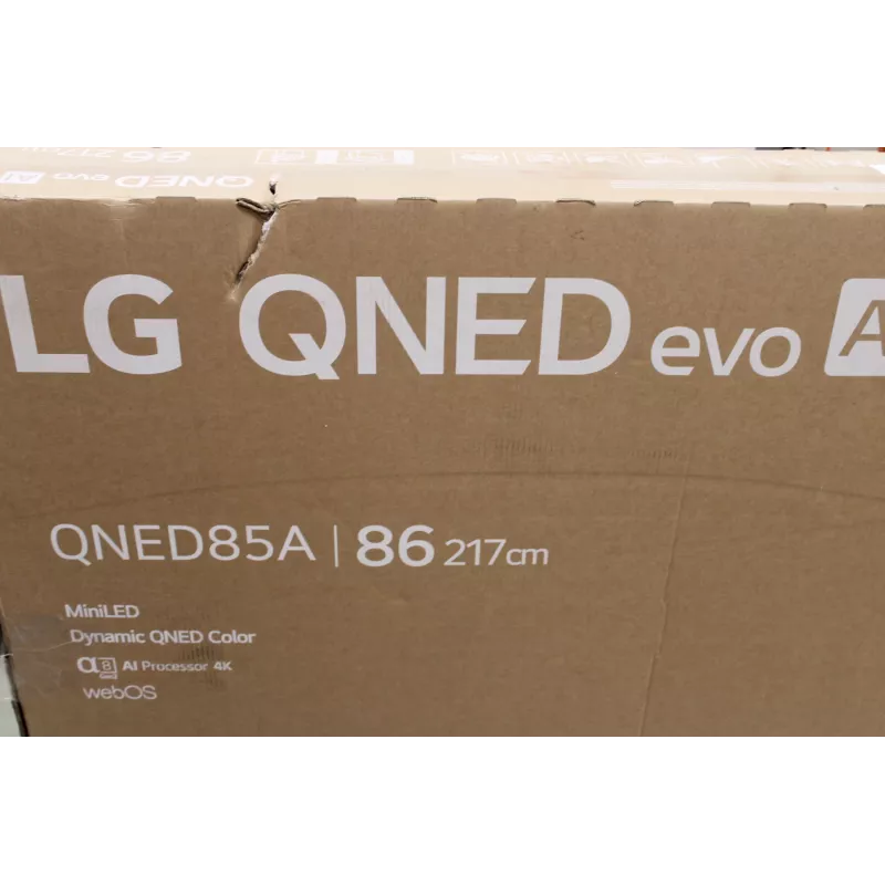 TV LG 86QNED85A3C 86-inch Smart TV with webOS 25, 4K UHD (damaged packaging)