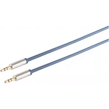 Audio Cable ShiverPeaks 30815-SPP-SLIM 5m 3.5mm Blue