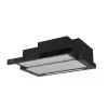 Semi built-in (pull out) range hood CATA TFH 6830 GBK — 600 mm, 600 m³/h, Black, Touch control