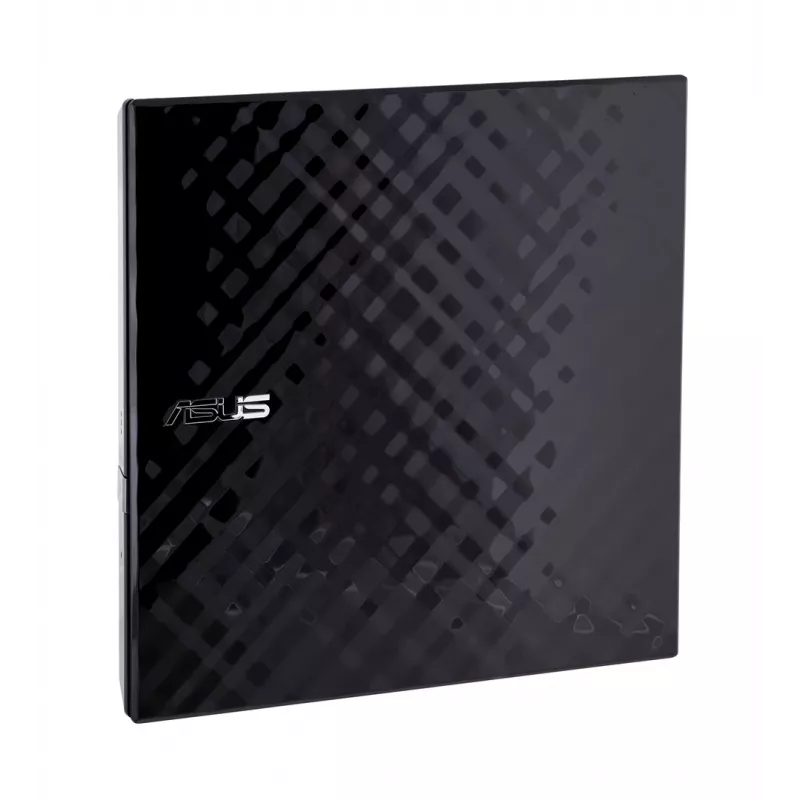 External DVD±RW optical drive ASUS SDRW-08D2S-U Lite, USB 2.0, black, 24x CD / 8x DVD, 142×142×20 mm
