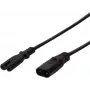 Logilink Power Cable Extension, 2m, Black (CP129)