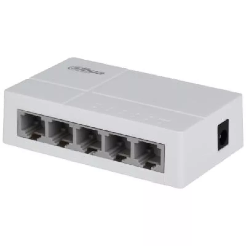Dahua Technology PoE DH-SF1005L network switch Unmanaged Fast Ethernet (10/100) Power over Ethernet (PoE) Desktop Light grey